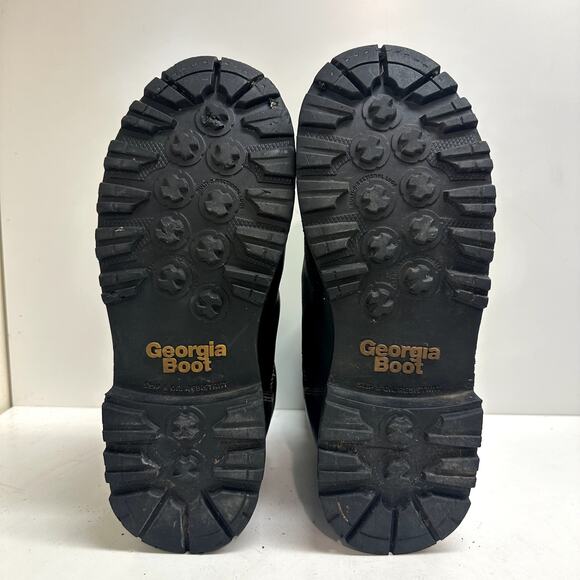 Georgia Boots Men's 9" CT Logger Brown Leather Composite Toe Waterproof 8.5 - Picture 8 of 8